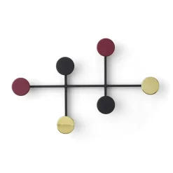 Colgador de ropa Afteroom, negro-latón