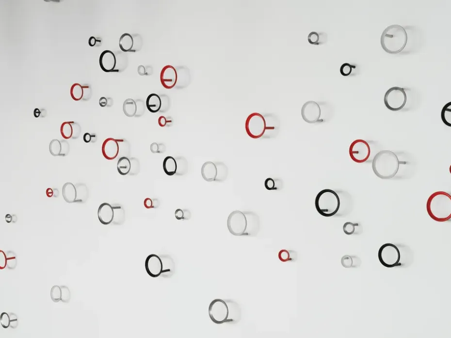 Colgador Loop small Ø4,4 cm, Black