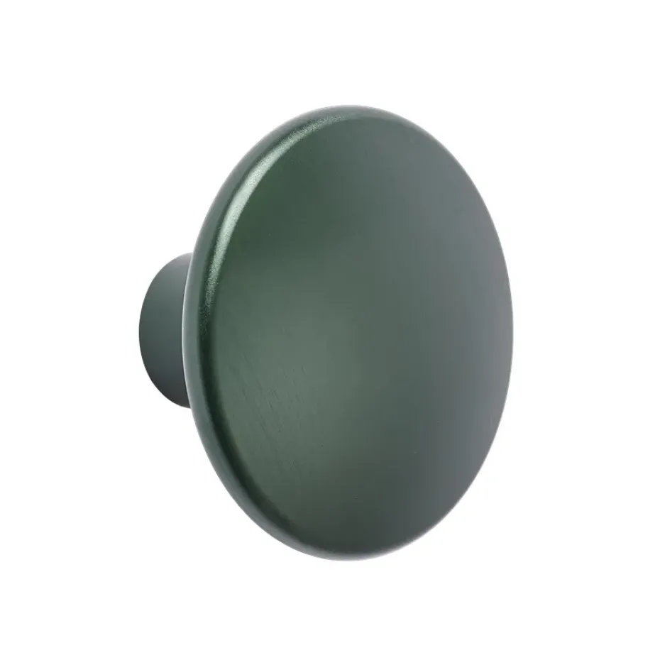 Colgador metal The Dots 5 cm, Dark green