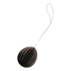 Colgante de Pascua Ovoid papel small 4 cm, Brown