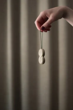 Colgante decorativo Hanging bun, Beige