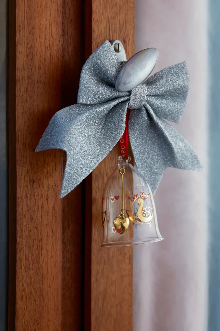 Colgante navideño Holmegaard Christmas campanilla del año, 2025