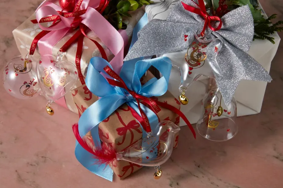 Colgante navideño Holmegaard Christmas pájaro del año, 2025