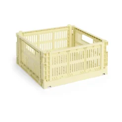 Colour Crate M Square 29,5x29,5 cm, Light yellow