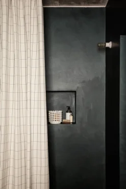 Cortina de baño Chambray, a cuadros