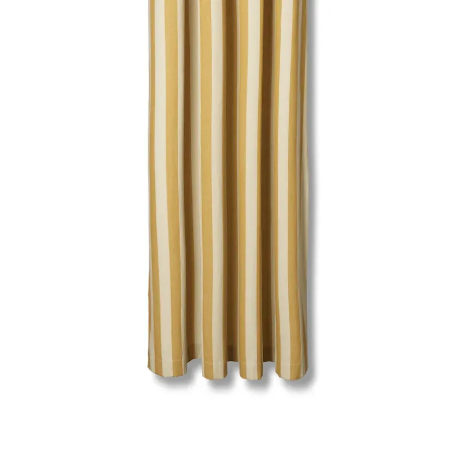 Cortina de baño Chambray, Warm yellow-parchment