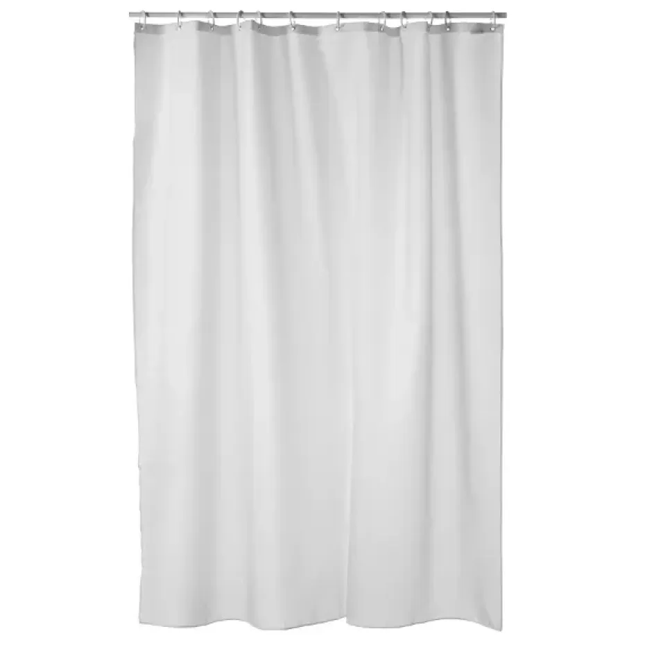 Cortina de baño Match 200x240 cm (extra alta), blanco