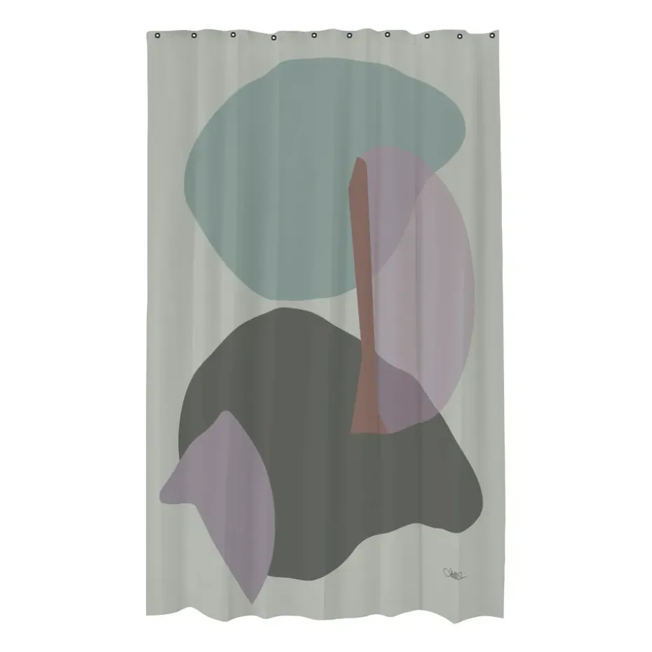 Cortina de ducha Gallery 150x200 cm, Frost green