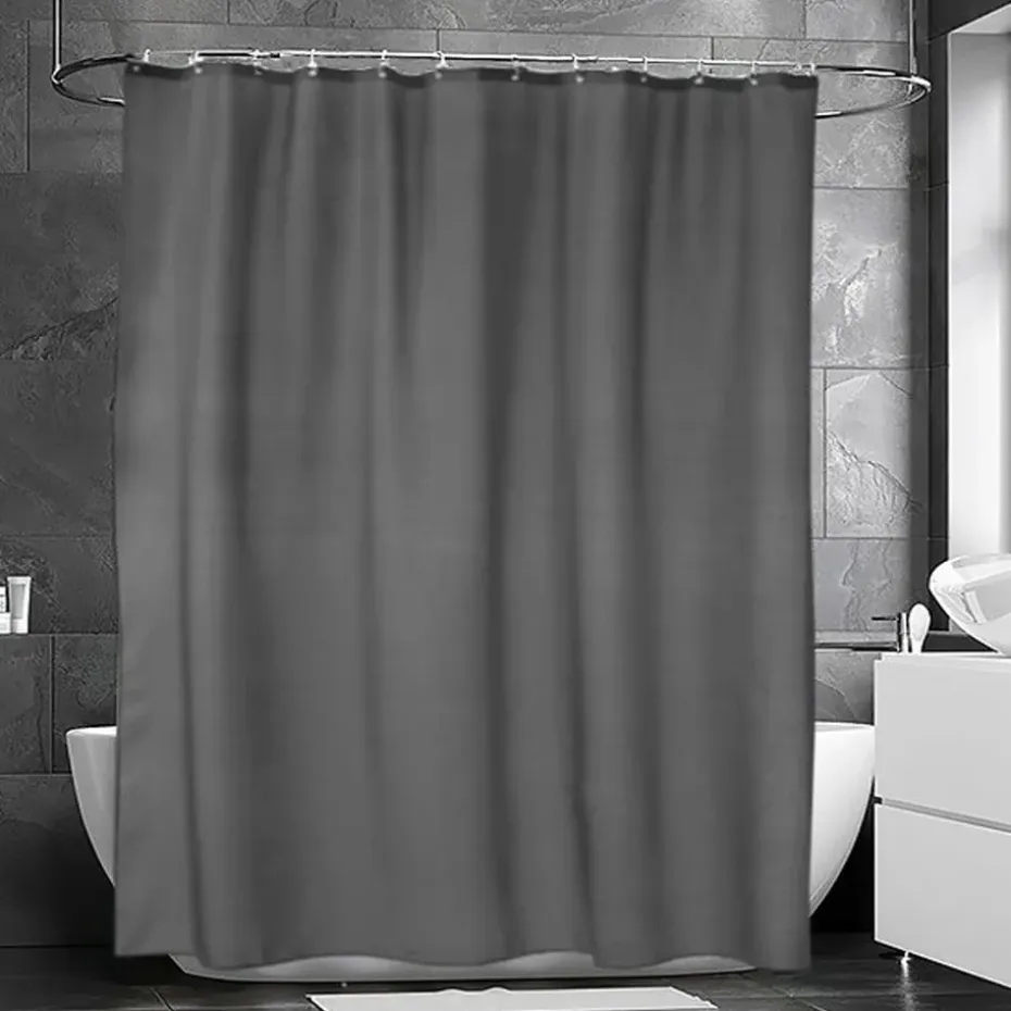 Cortina de ducha Match 200 x 240 cm, extra alto (grafito)