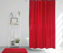 Cortina de ducha Match 200 x 240 cm, extra alto (rojo)