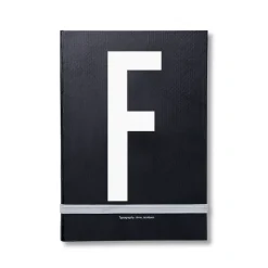 Cuaderno de notas Design Letters, F