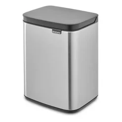 Cubo de basura Bo 4 L, Acero cepillado mate