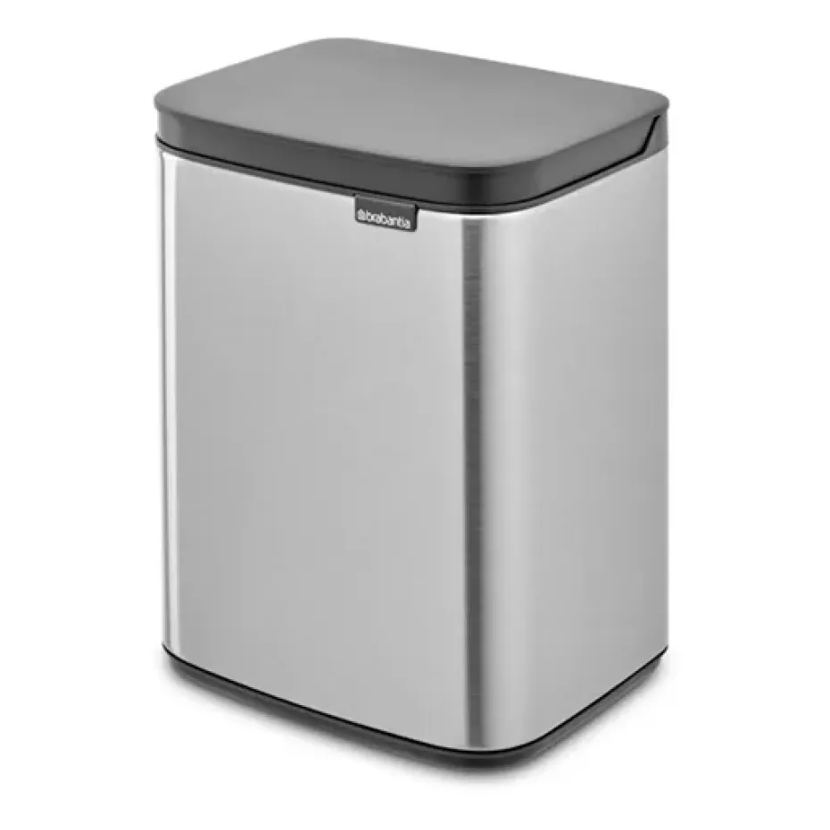 Cubo de basura Bo 4 L, Acero cepillado mate