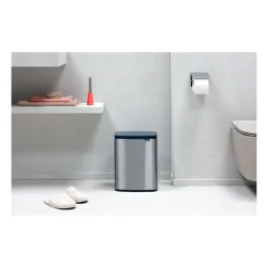 Cubo de basura Bo 7 L, Acero cepillado mate