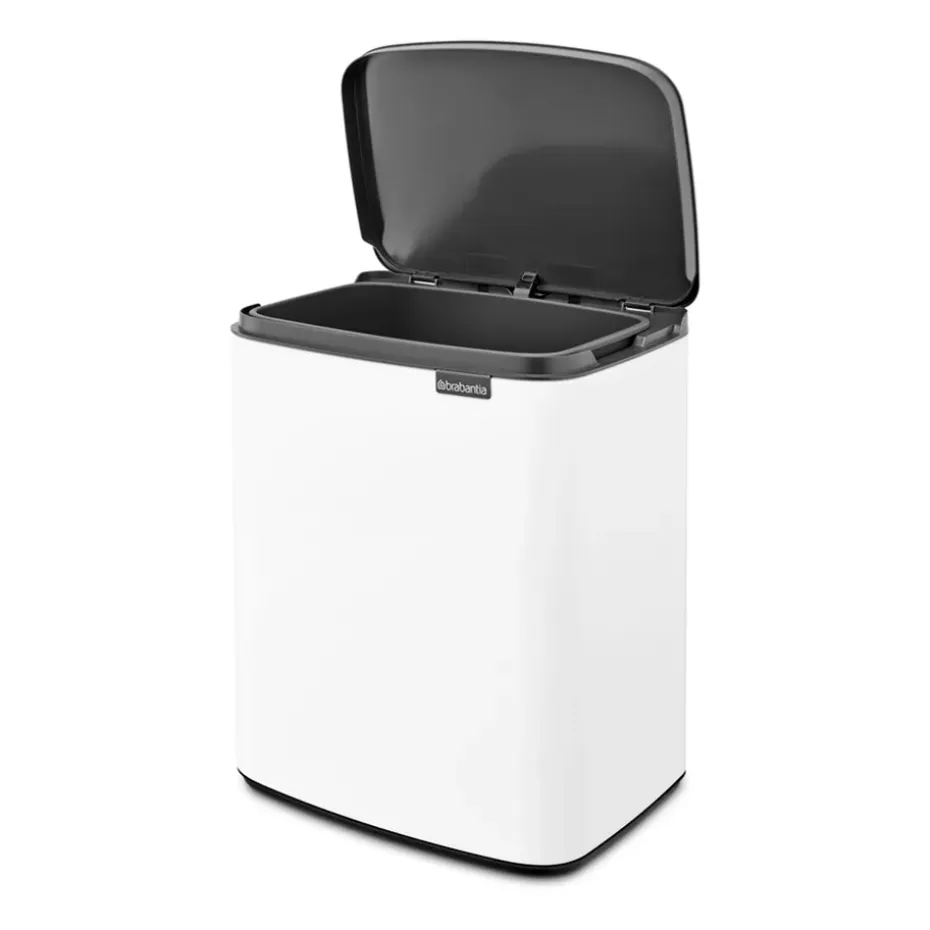 Cubo de basura Bo 12 L, Blanco