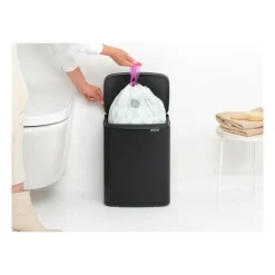Cubo de basura Bo 12 L, Matte black