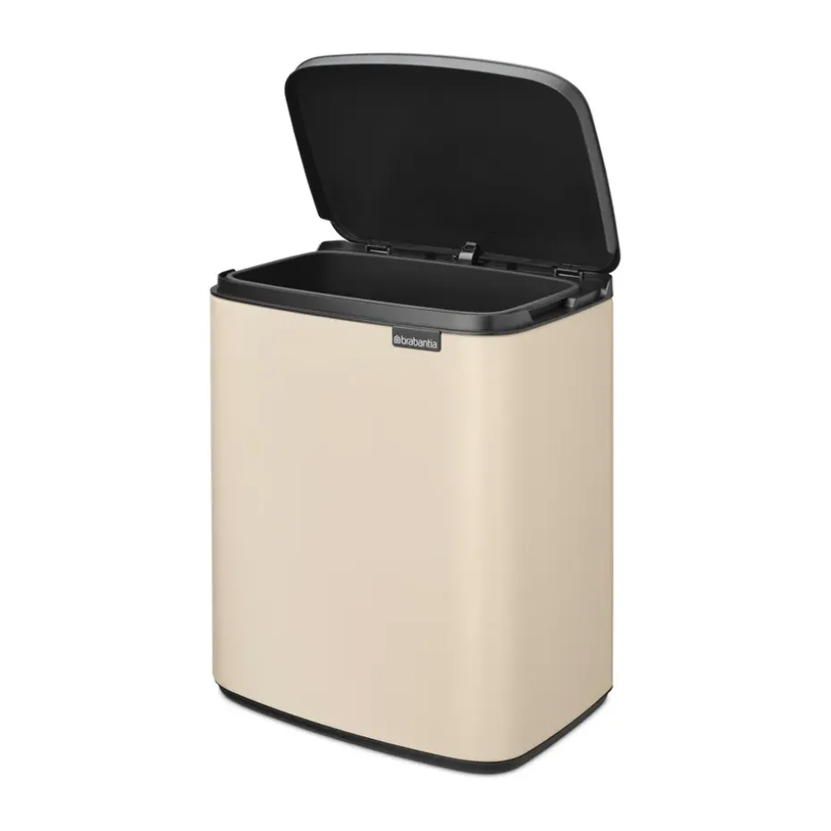 Cubo de basura Bo 12 L, Soft Beige