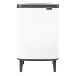 Cubo de basura Bo alto 12 L, Blanco