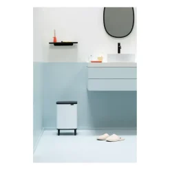 Cubo de basura Bo alto 12 L, Blanco