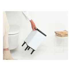 Cubo de basura Bo alto 7 L, Blanco