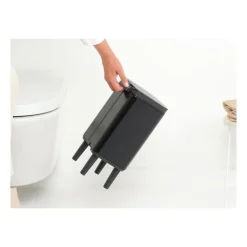 Cubo de basura Bo alto 4 L, Negro mate