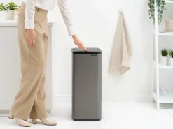 Cubo de basura Bo Touch Bin 30 L, Platino