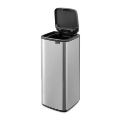 Cubo de basura Bo Touch Bin 30 L, Acero mate antihuellas