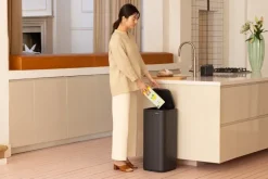 Cubo de basura Bo Touch Bin 30 L, Mineral Infinite Grey