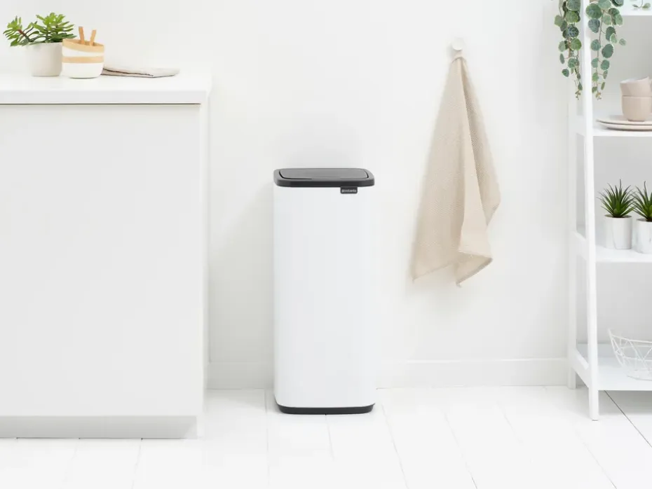 Cubo de basura Bo Touch Bin 30 L, Blanco