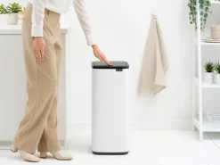 Cubo de basura Bo Touch Bin 30 L, Blanco