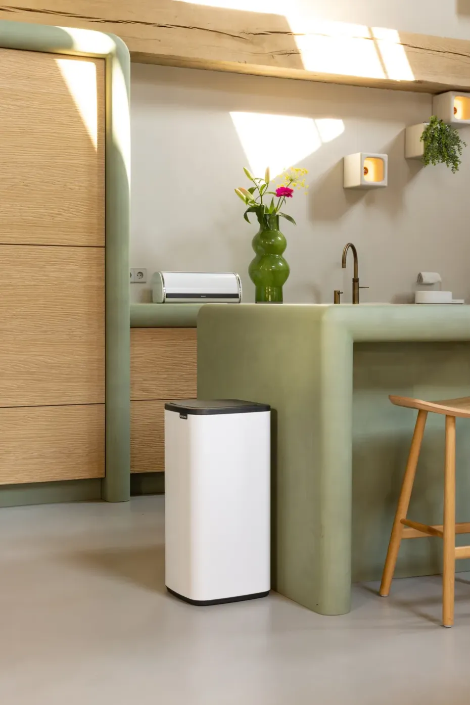 Cubo de basura Bo Touch Bin 30 L, Blanco