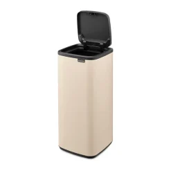 Cubo de basura Bo Touch Bin 30 L, Beige suave