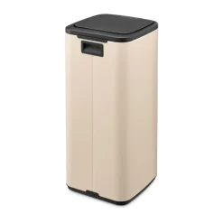 Cubo de basura Bo Touch Bin 30 L, Beige suave