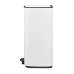 Cubo de basura con pedal Bo 30 L, Blanco
