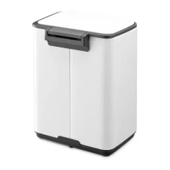 Cubo de basura con pedal Bo 4 L, Blanco