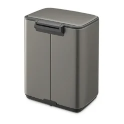 Cubo de basura con pedal Bo 4 L, Platino