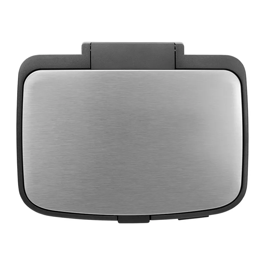 Cubo de basura con pedal Bo 12 L, Acero mate antihuellas