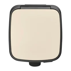 Cubo de basura con pedal Bo 30 L, Beige suave