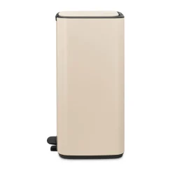 Cubo de basura con pedal Bo 30 L, Beige suave