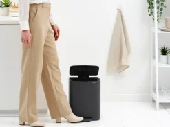 Cubo de basura con pedal Bo 12 L, Mineral Infinite Grey