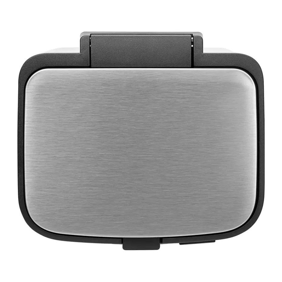 Cubo de basura con pedal Bo 4 L, Acero mate antihuellas
