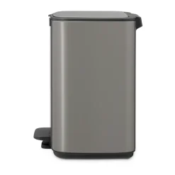 Cubo de basura con pedal Bo 7 L, Platino