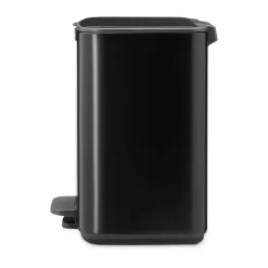 Cubo de basura con pedal Bo 7 L, Negro mate