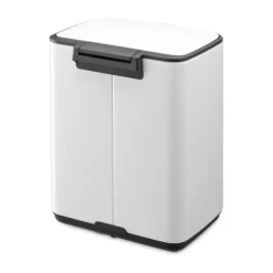 Cubo de basura con pedal Bo 7 L, Blanco