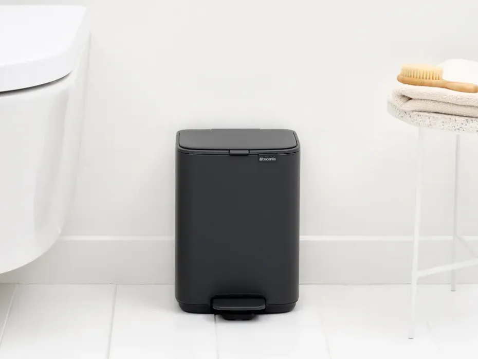 Cubo de basura con pedal Bo 4 L, Mineral Infinite Grey