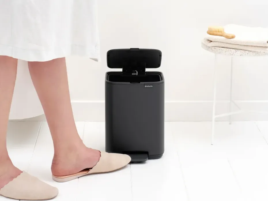 Cubo de basura con pedal Bo 4 L, Mineral Infinite Grey