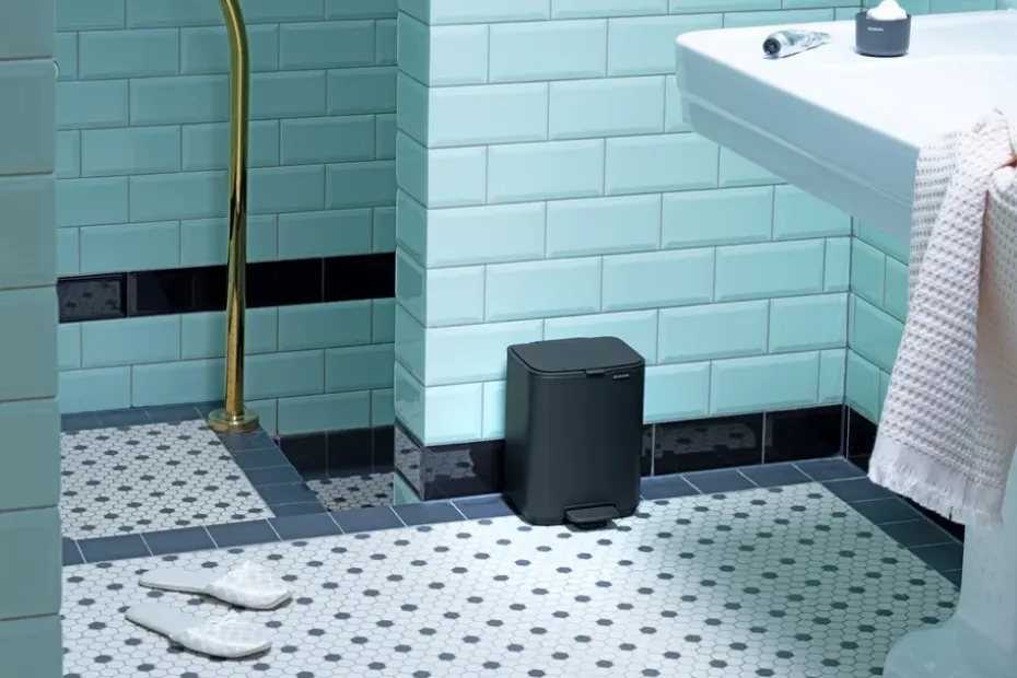 Cubo de basura con pedal Bo 4 L, Mineral Infinite Grey