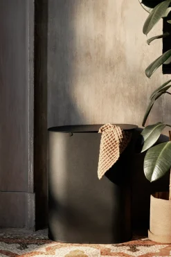 Cubo de basura Enkel medium, Black