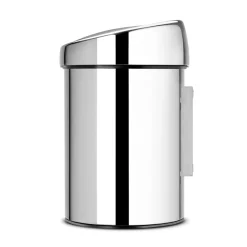 Cubo de basura Touch Bin, 3L, acero brillante