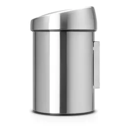 Cubo de basura Touch Bin, 3L, acero mate